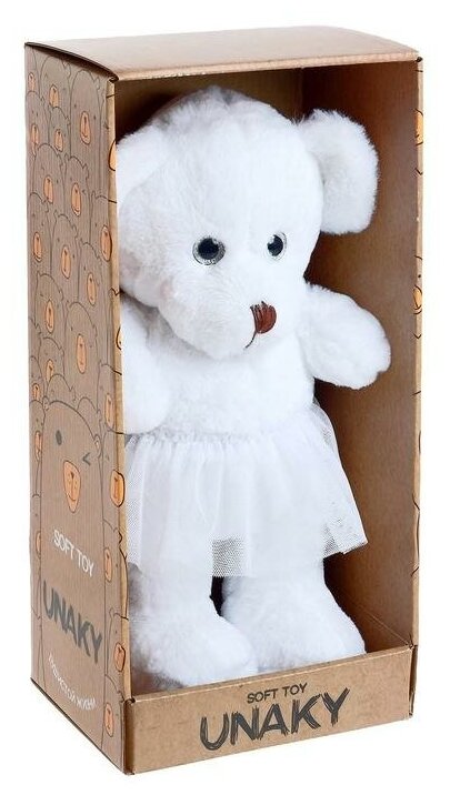 Unaky Soft Toy Мягкая игрушка «Медведица Сильва в пачке», 33 см