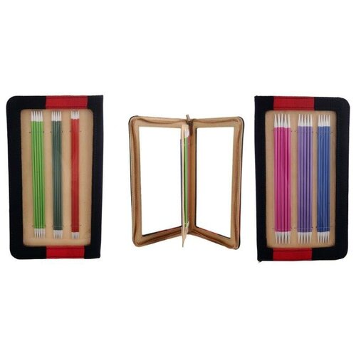 фото Набор чулочных спиц "zing", 20 см, 6 видов спиц в наборе knit pro