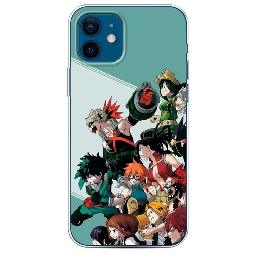 фото Силиконовый чехол "boku no hero academia" на apple iphone 12 / айфон 12 case place