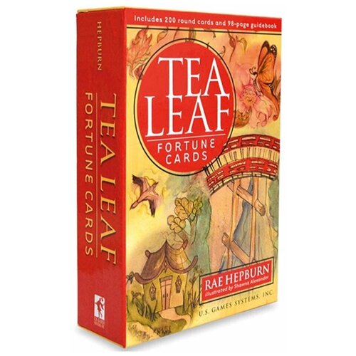Круглые карты Таро Гадальные карты из чайных листьев от Рей Хепберн / Tea Leaf Fortune Cards by Rae Hepburn - U.S. Games Systems