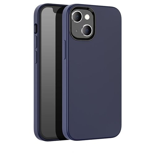 Чехол силиконовый для iPhone 13 mini (5.4), Pure series, HOCO, темно-синий