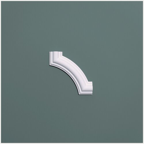 Изображение товара Декоративный угол ударопрочный У1 к молдингу bello deco M14 белый.