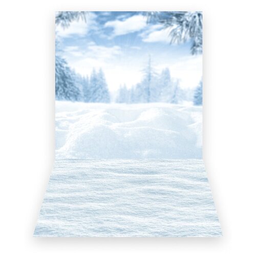 MAKE GLOSS / Фотофон винил стена-пол для предметной профессиональной съемки 50 х 100 см / Фон для фото HD принт 25