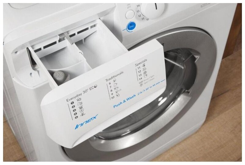 Стиральная машина Indesit Innex BWSA 51051 1 (Цвет: White) - фотография № 4