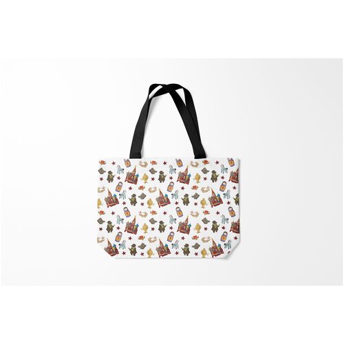 фото Сумка-шоппер / 46х35 см / регионы россии / москва символика burnettie