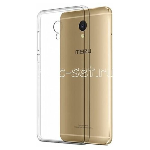 силиконовый чехол для meizu m6 прозрачный 1 0 мм Чехол-накладка на Meizu M5 Note силиконовая прозрачная 0.5 мм
