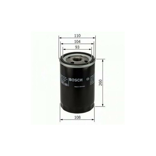 Масляный фильтр Bosch 0451300003 Caterpillar: 7C4228 9Y4524 9Y4468 1W8845. Cummins: 3312287 3309637 3304232 3889311