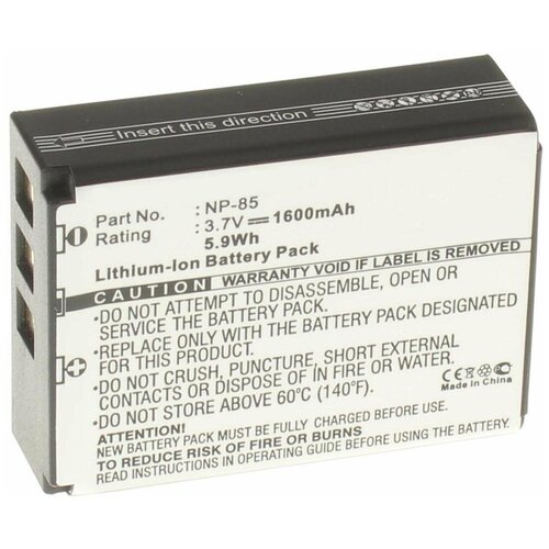 Аккумулятор iBatt iB-U1-F151 1700mAh для FujiFilm FinePix SL300, FinePix SL240, FinePix SL280, FinePix SL260, FinePix SL305, для Toshiba Camileo X200, Camileo X400, Camileo X416 HD, аккумулятор fnp 150 для fujifilm finepix s5 pro is pro np 150 pl451g 857 fnp 150 2200mah