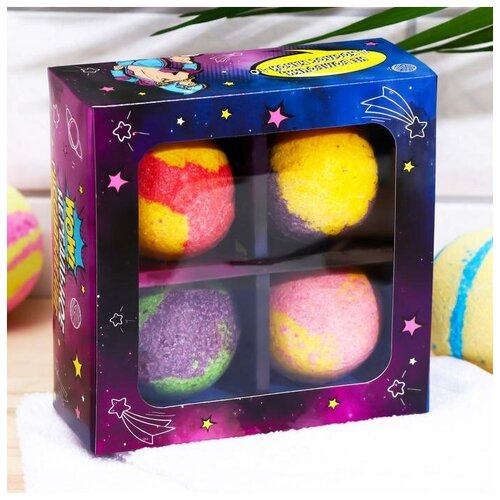 фото Набор бурлящих шаров «космическое удовольствие» qwen