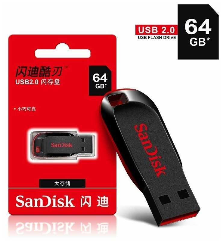 USB Flash накопитель Sandisk - фото №3