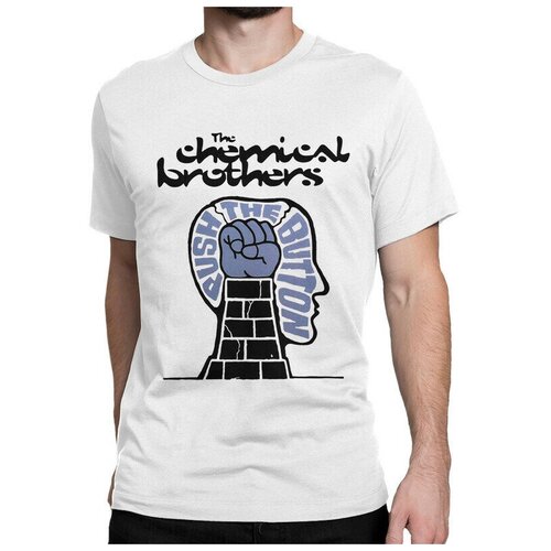 фото Футболка design heroes the chemical brothers мужская белая 2xl