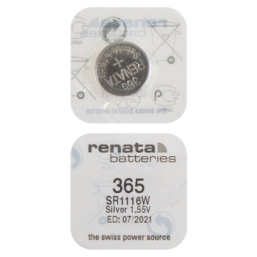 Renata Батарейка Renata SR1116W 365 элемент питания renata sr527sw 319 0%hg 1шт