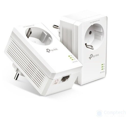 TP-Link TL-PA7017P KIT AV1000 Комплект гигабитных адаптеров Powerline со встроенной розеткой 645900₽