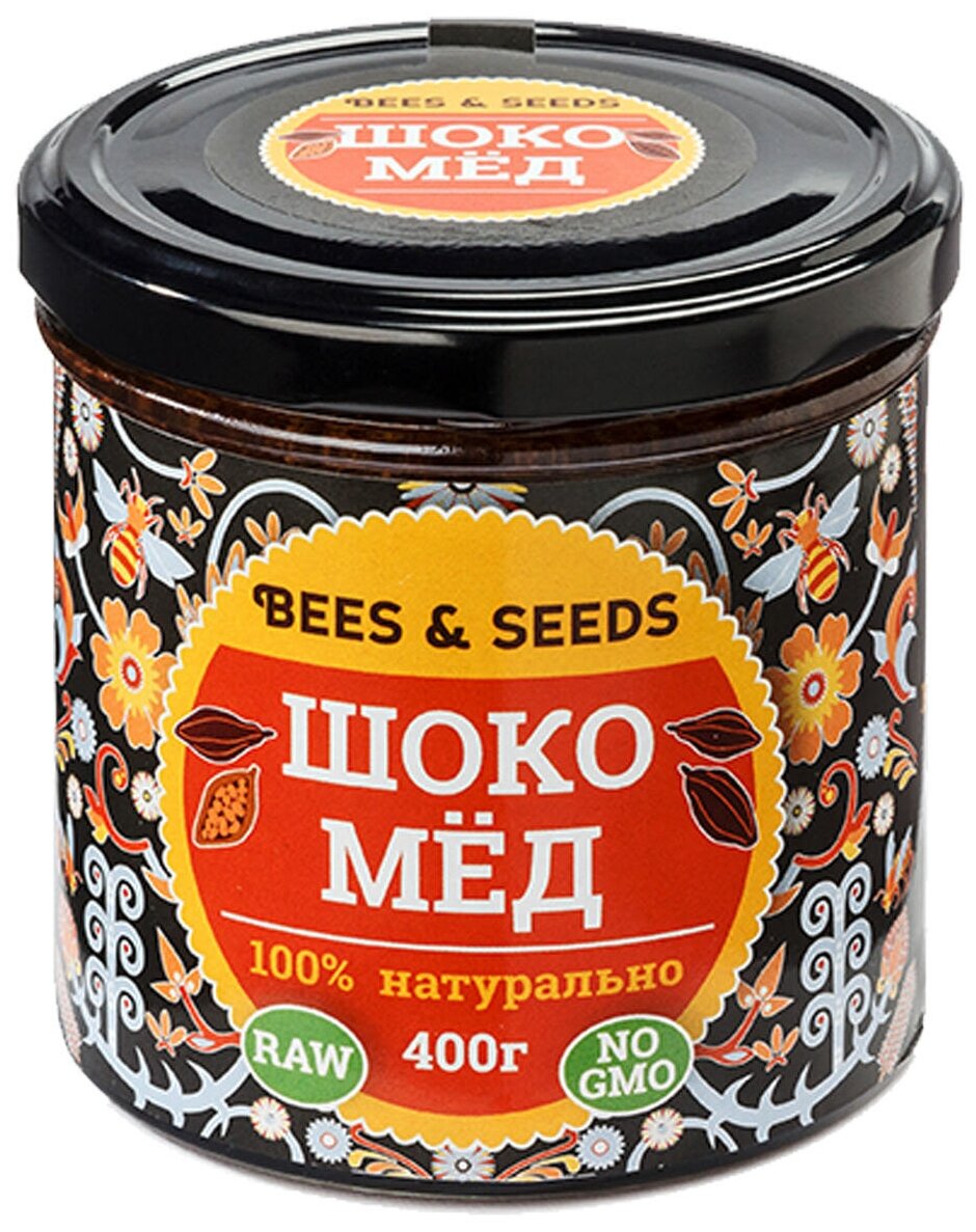 ШокоМёд: Медовая паста шоколадная без сахара. Постный продукт зож, заменитель сахара, 400 г - фотография № 2