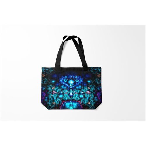 фото Сумка-шоппер / 46х35 см / тренды / абстракция источник жизни burnettie