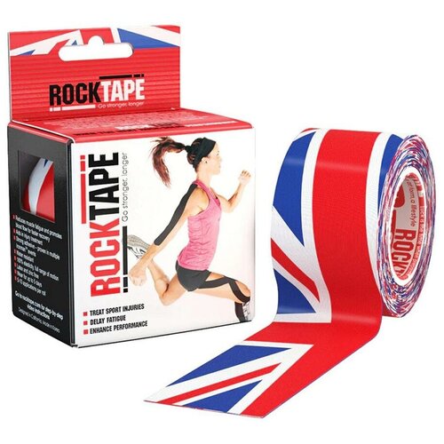 фото Кинезиотейп rocktape 5 см х 5 м, флаг