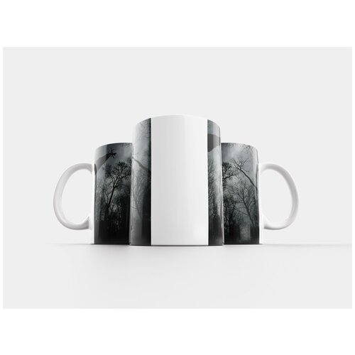 фото Кружка "деревья, зима, чернить" 320 мл lotsprints