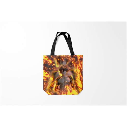 фото Сумка-шоппер / 40х40 см / геймерам / genshin impact чжун ли jun lee burnettie