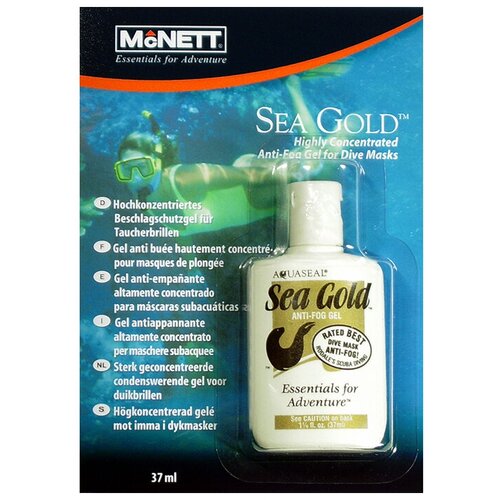 Mcnett Sea Gold гель-антифог для масок 37 мл