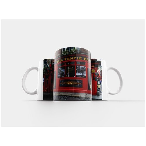 фото Кружка "шаблон мобильного, дублин, паб" 320 мл lotsprints