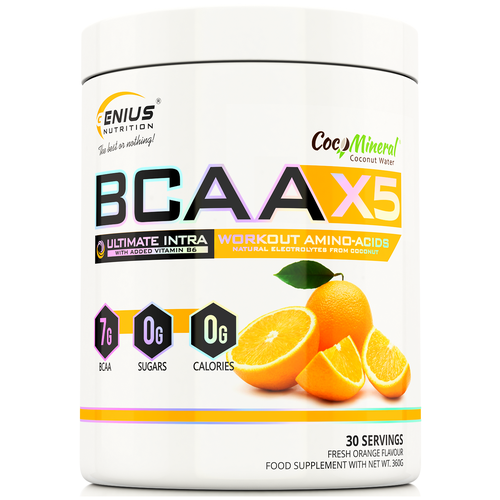 Genius Nutrition BCAA-X5 360 гр, апельсин