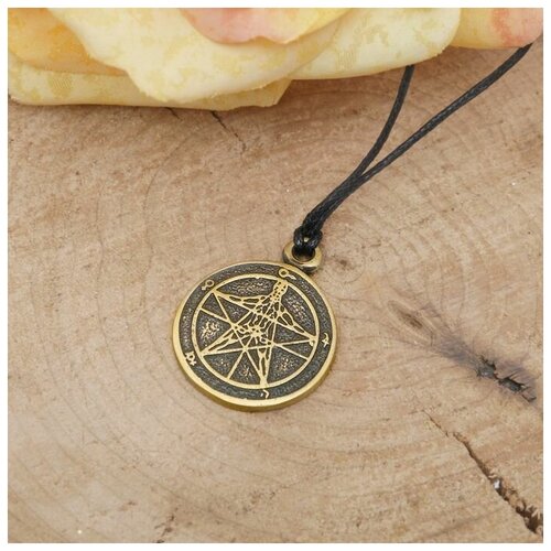 фото Амулет "пентаграмма агрипы" щит, охраняющий от суеверий и проклятий , длина 45см mikimarket