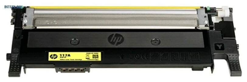 HP Тонер-картридж оригинальный HP W2072A 117A желтый 700 стр