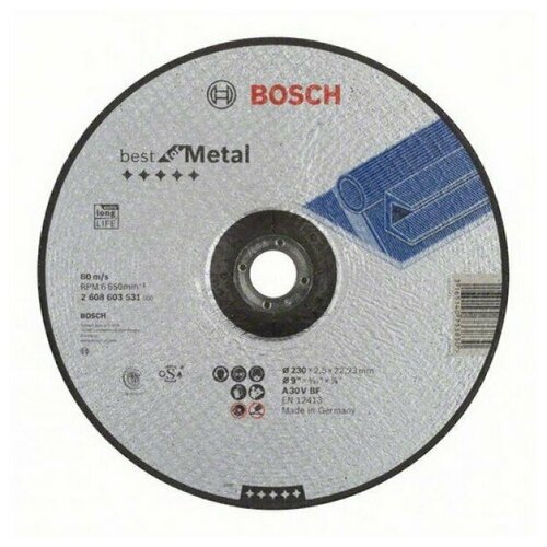 Отрезной круг Bosch Best for Metal 230x22.23x2.5 мм (2608603531)