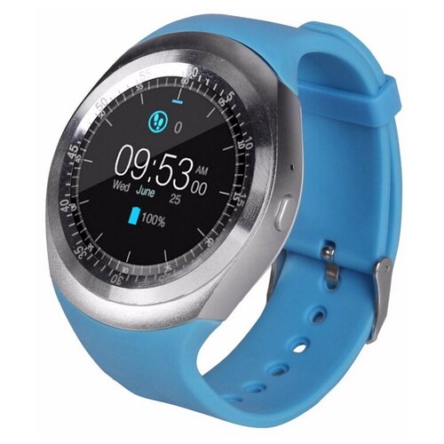 фото Смарт часы smart watch y1 голубые aspect