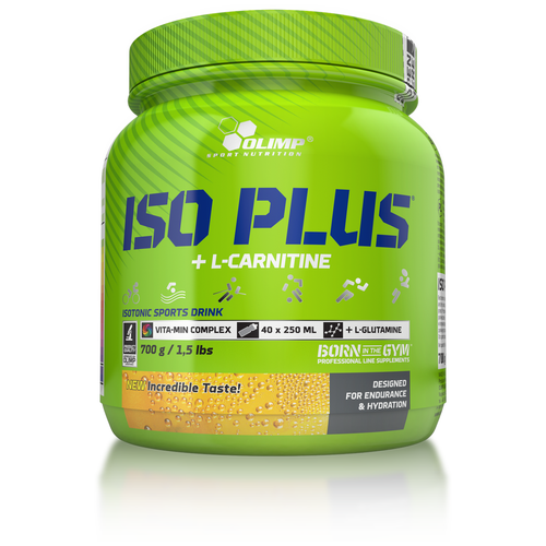 ISO PLUS L Carnitine 700 gr, 40 порции(й), апельсин