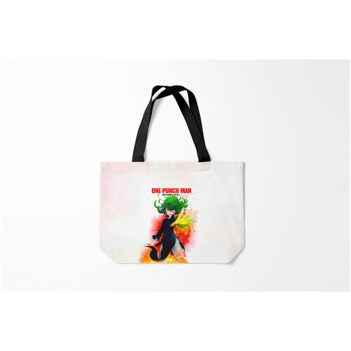 фото Сумка-шоппер / 46х35 см / аниме / one punch man тацумаки burnettie