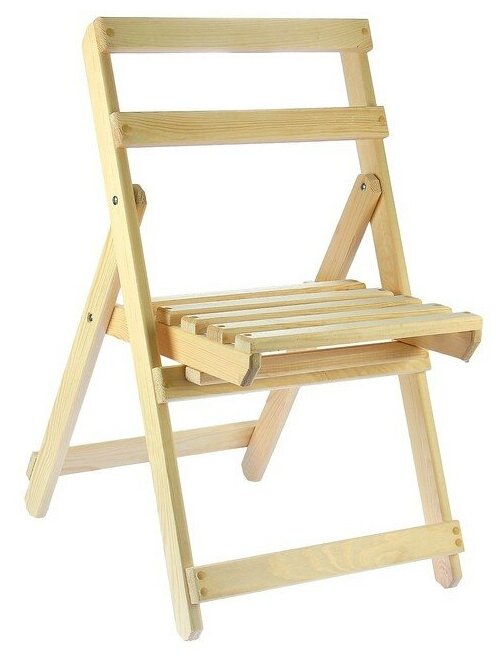 фото Стул складной, 60×50×75см, из хвои