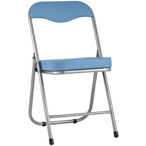фото Стул складной джон металлик, голубой stool group