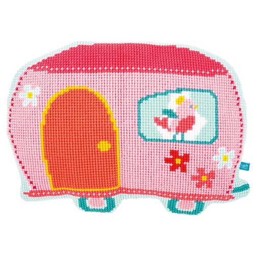 фото Набор для вышивания vervaco pn-0154489 домик- прицеп