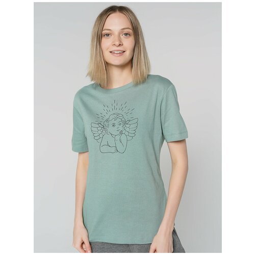 фото Футболка твое, размер xs, зеленый