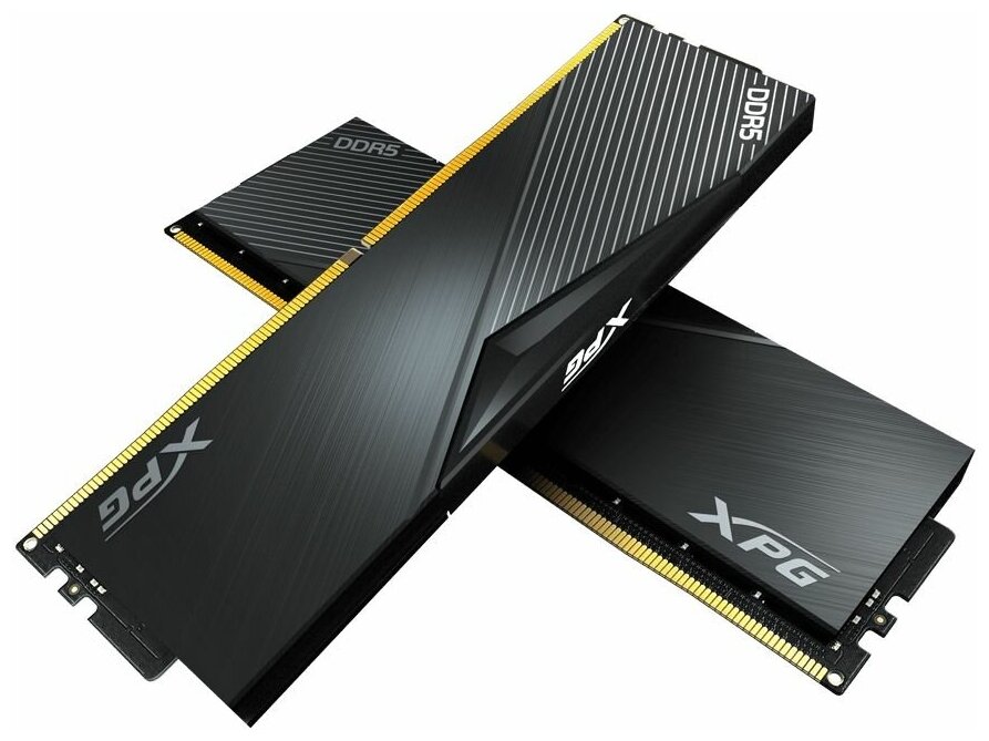 Модуль памяти 64GB ADATA DDR5 5600 DIMM XPG Lancer Gaming Memory AX5U5600C3632G-DCLABK 2*32, black, CL36-36-36