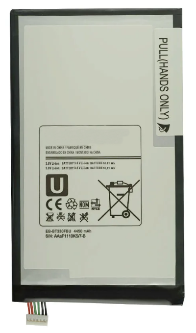 Аккумуляторная батарея MyPads 4450mah EB-BT330FBE/ EB-BT330FBU на планшет Samsung Galaxy Tab 4 8.0 SM-T330/T331/T335