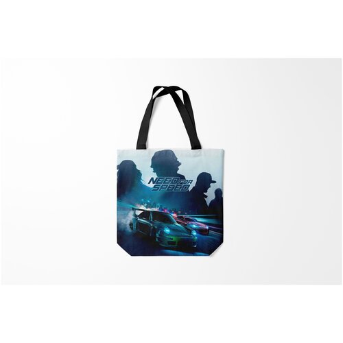 фото Сумка-шоппер / 40х40 см / геймерам / nfs need for speed burnettie
