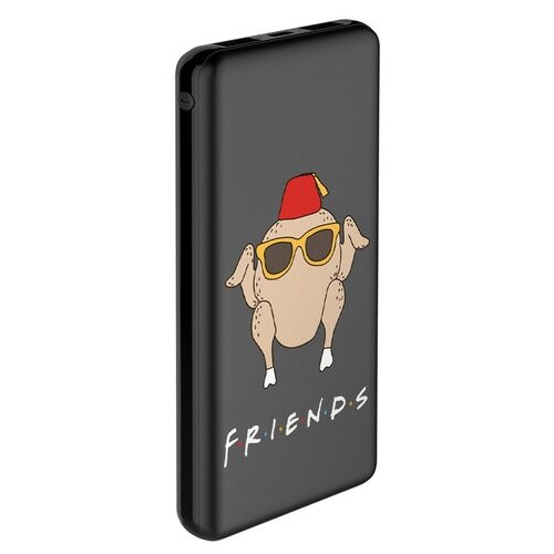 Внешний АКБ 10000 mAh 2 USB 1 MICRO 21A Li-pol черный Friends3 Deppa 301118 139000₽