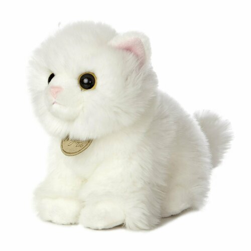 Игрушка мягкая Aurora Кошка Белая мягкая игрушка кошка линдси белая