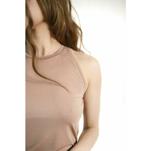 фото Майка стихия тела, размер 40, бежевый