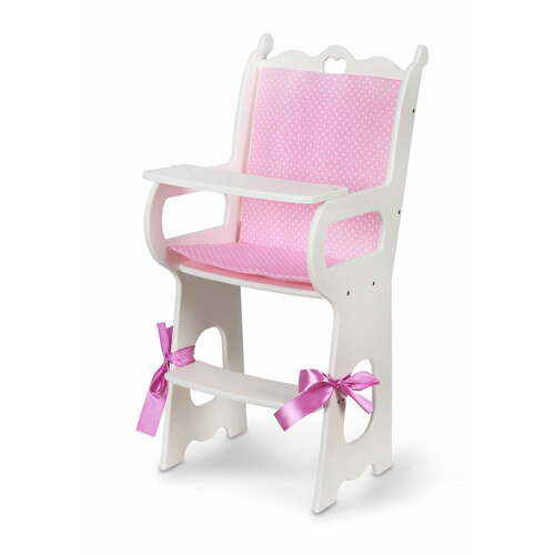 фото Мебель для кукол деревянная 53 см манюня игрушечный стульчик для кормления кукол / mega toys аксессуары для baby born, reborn, реборн, весна