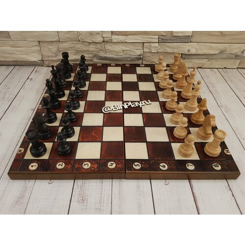 Шахматы, нарды, шашки (3 в 1) Геометрия Польские 50