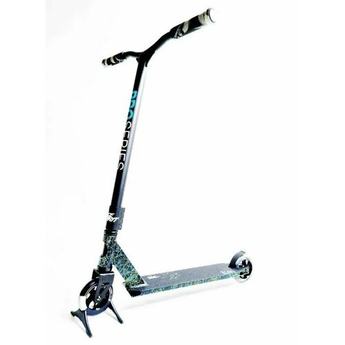 Трюковой самокат Team Race Spirit SS3 Blue/Green колеса 110 мм, зеленый, подшипники abec-9