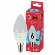 LED B35-6W-840-E14 R Лампочка светодиодная ЭРА RED LINE LED B35-6W-840-E14 R E14 / Е14 6 Вт свеча нейтральный белый свет, цена за 1 шт