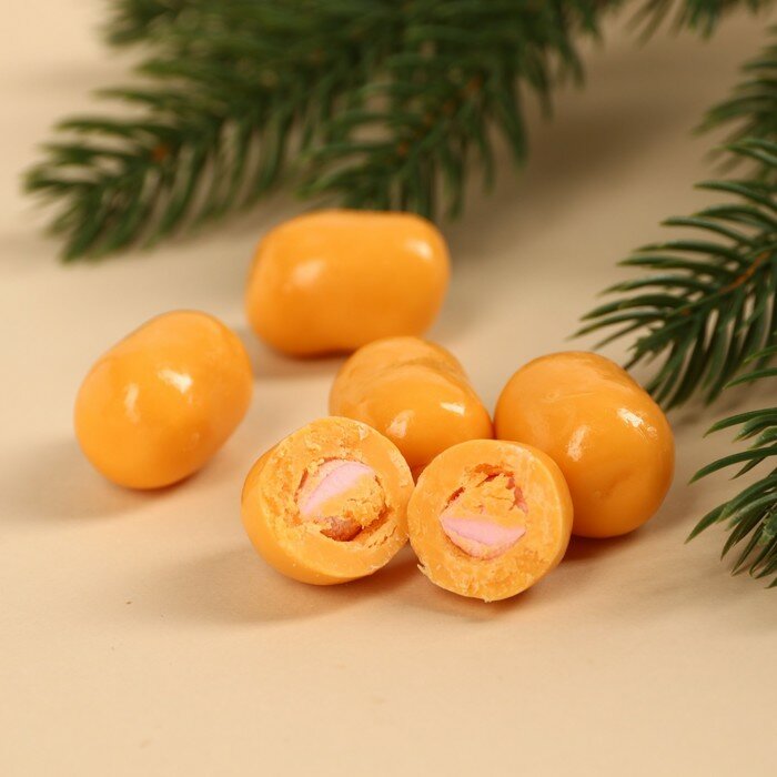 Маршмеллоу в шоколаде «Подарочек для тебя», вкус: апельсин, 50 г. - фотография № 2