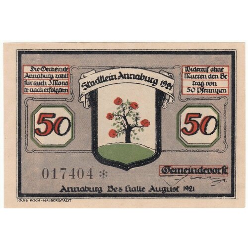 Германия, Аннабург 50 пфеннигов 1921 г.
