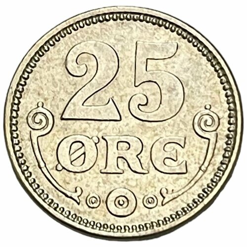 Дания 25 эре (оре) 1919 г. (2) гренландия 25 эре 1926 г 2