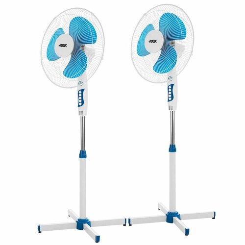 Вентилятор напольный DUX DX-1603 40 Вт 220V цвет белыйсиний 2 шт кор 325200₽