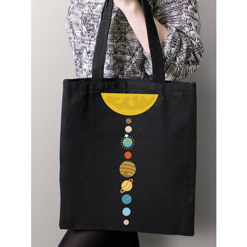 фото Сумка just4you, размер one size, черный, голубой